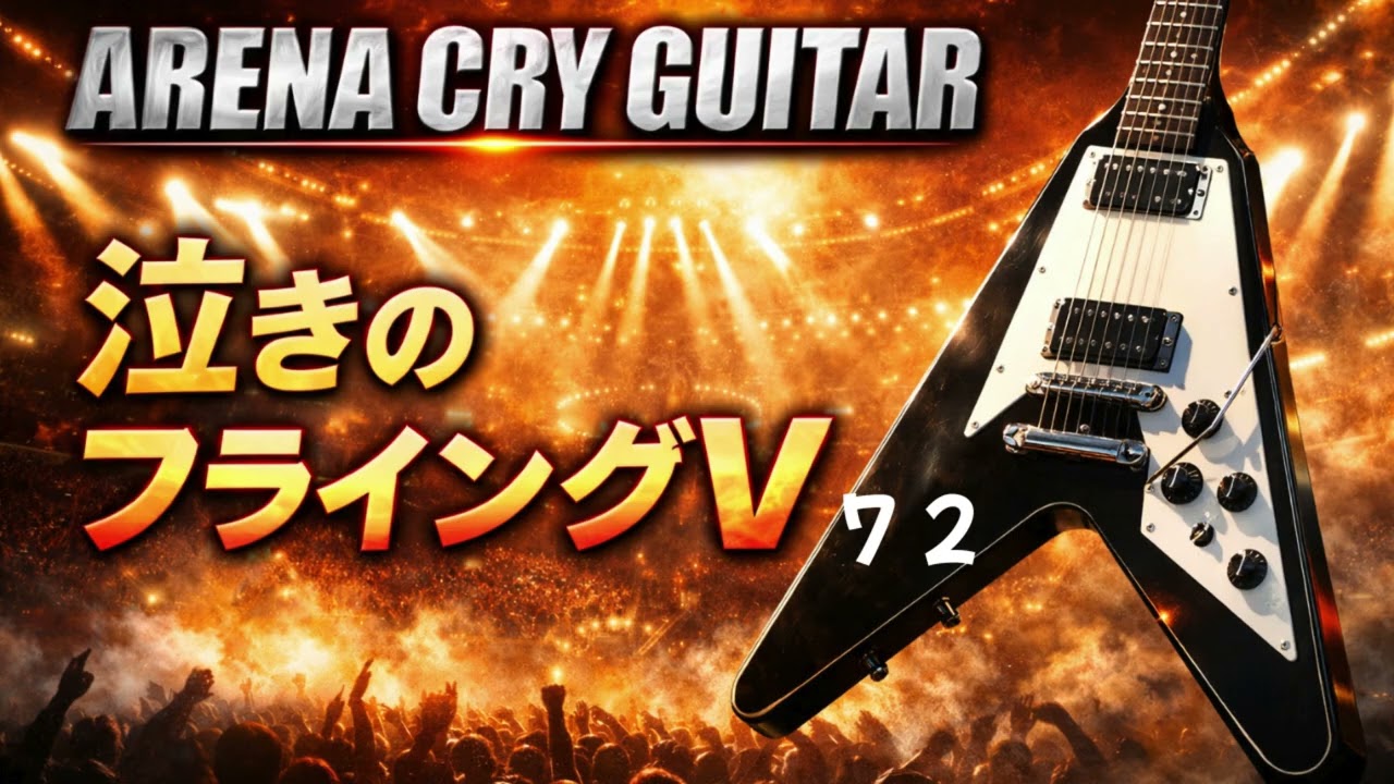 マイケル・シェンカー風｜フライングVで奏でる泣きのギター・インスト｜Into the Arena Inspired / Michael Schenker【Guitar Anthem ７２】