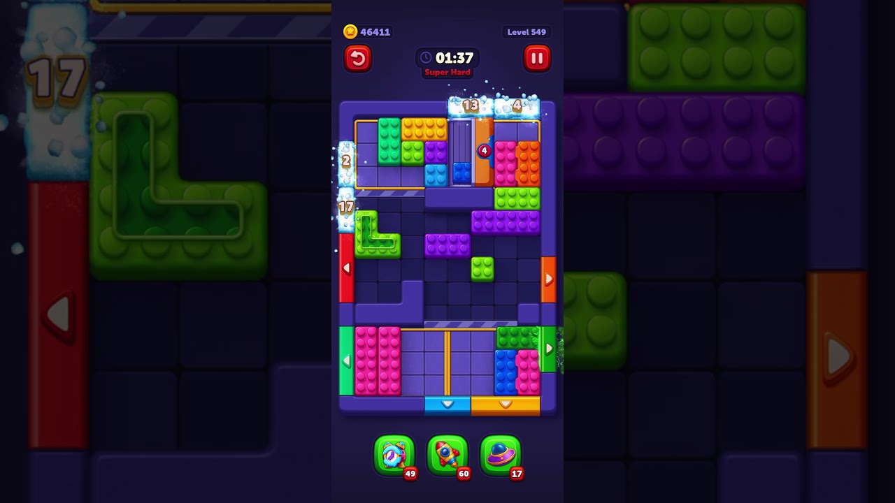 Block Out! Level 549 Solution | Color Sort Puzzle Gameplay Walkthrough