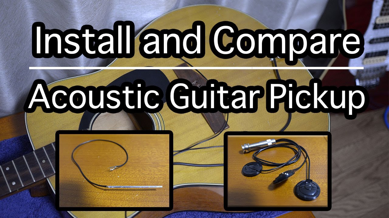 Install and Compare Acoustic Guitar Pickup | 雨人間