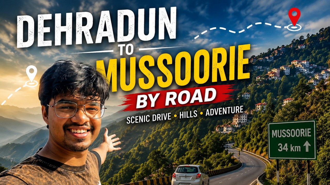 Dehradun to Mussoorie by Road | 4K Cinematic Travel Film | Scenic Views ⛰️😍