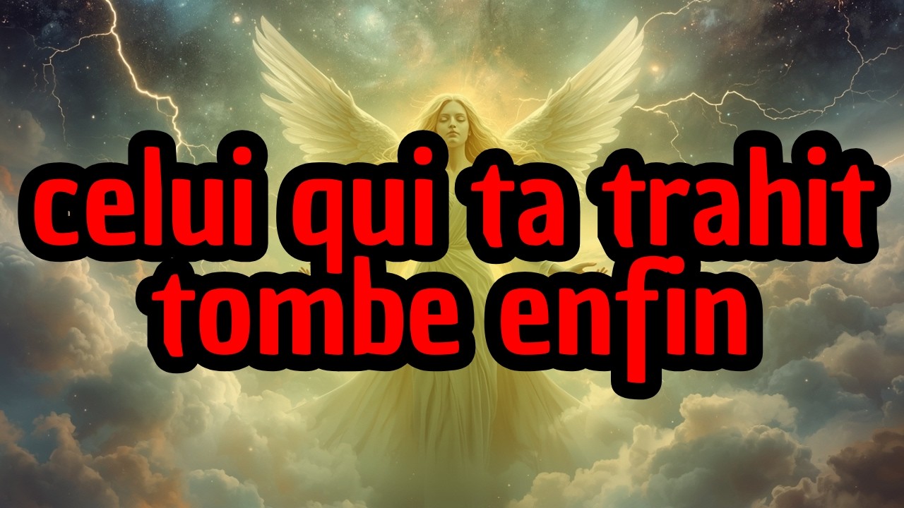 celui qui ta trahit tombe enfin