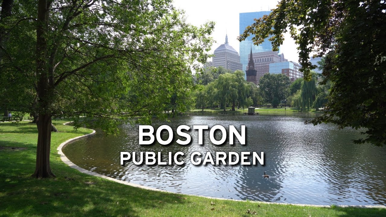 🇺🇸 Boston - Public Garden  [4K]