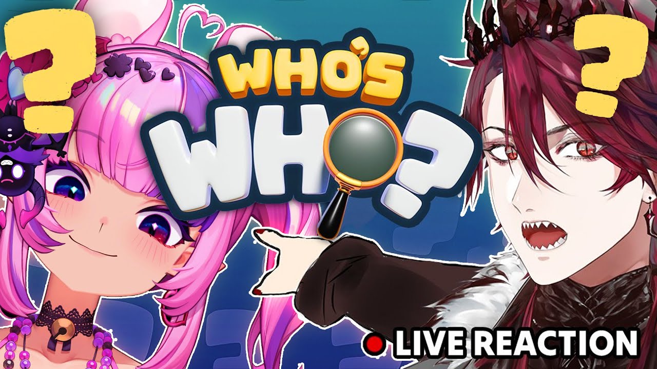 Ironmouse Plays WHO'S WHO? With Jurard T. Rexford