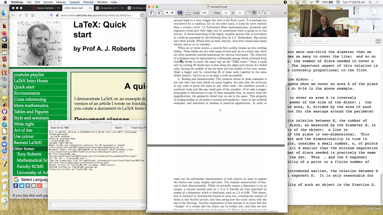 LaTeX 11 Quick start to  document classes and paragraphs