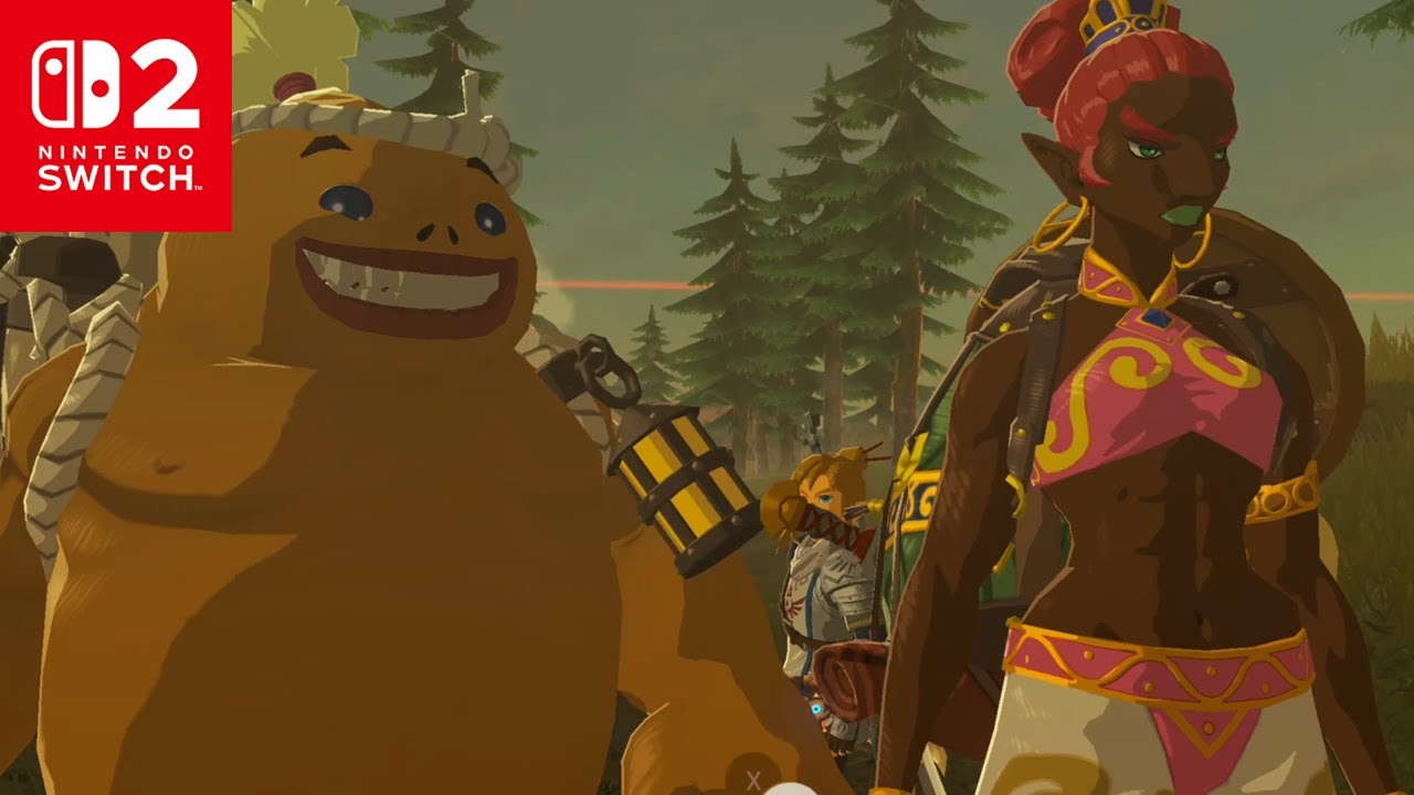 Zelda Breath Of The Wild Nintendo Switch 2 Edition - 100% Walkthrough Part 50 - Goron Gerudo Meeting