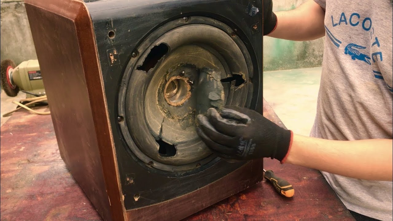 Restoration of 220v electric subwoofer with capacity of 250w | Restore and reuse old B&W subwoofers