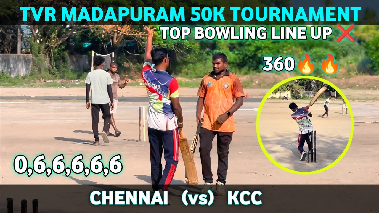 Thiruvarur Madapuram 50K Tournament | Poll Decider Match | Kcc vs Chennai | Mohan Media |