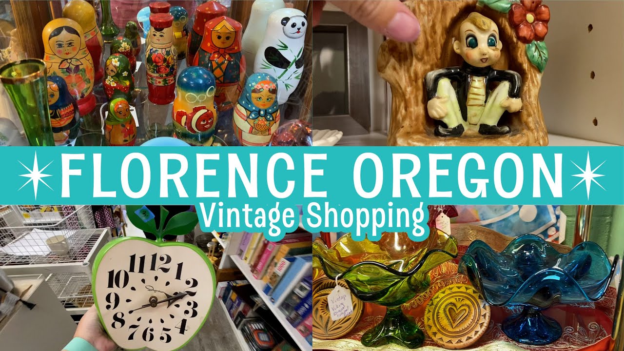 Battle of the Antique Malls in Florence, Oregon! The Oregon Thrift-cation continues!