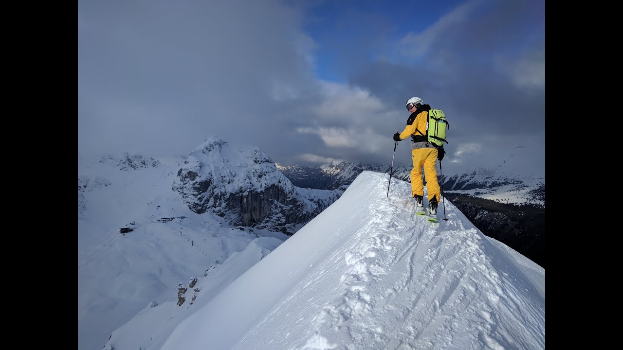 Freeride Ski Sella Nevea (guide of some lines)