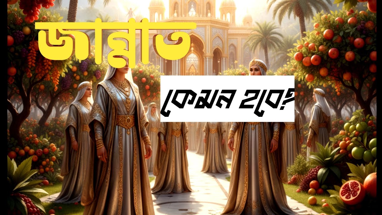 জান্নাত কেমন হবে দেখতে পুরো ভিডিও দেখুন।।