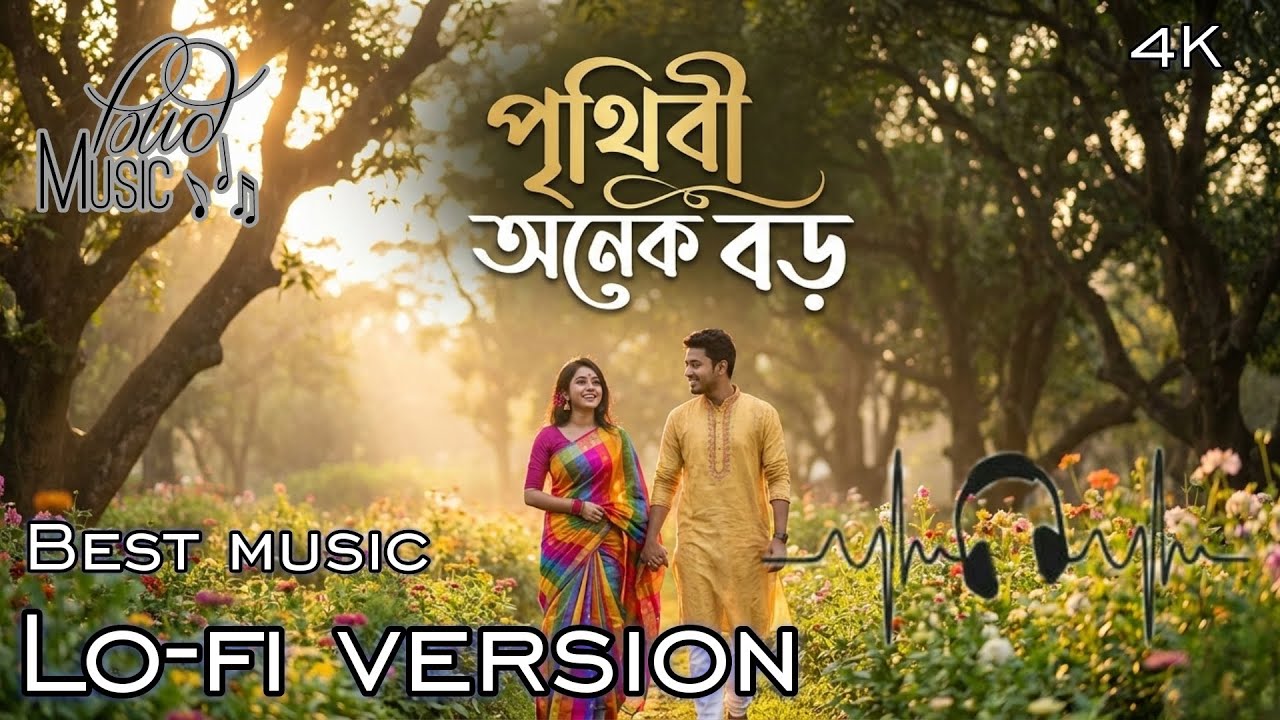 পৃথিবী অনেক বড় যদি বিশ্বাস কর( Lo-fi version ) Bangla music 