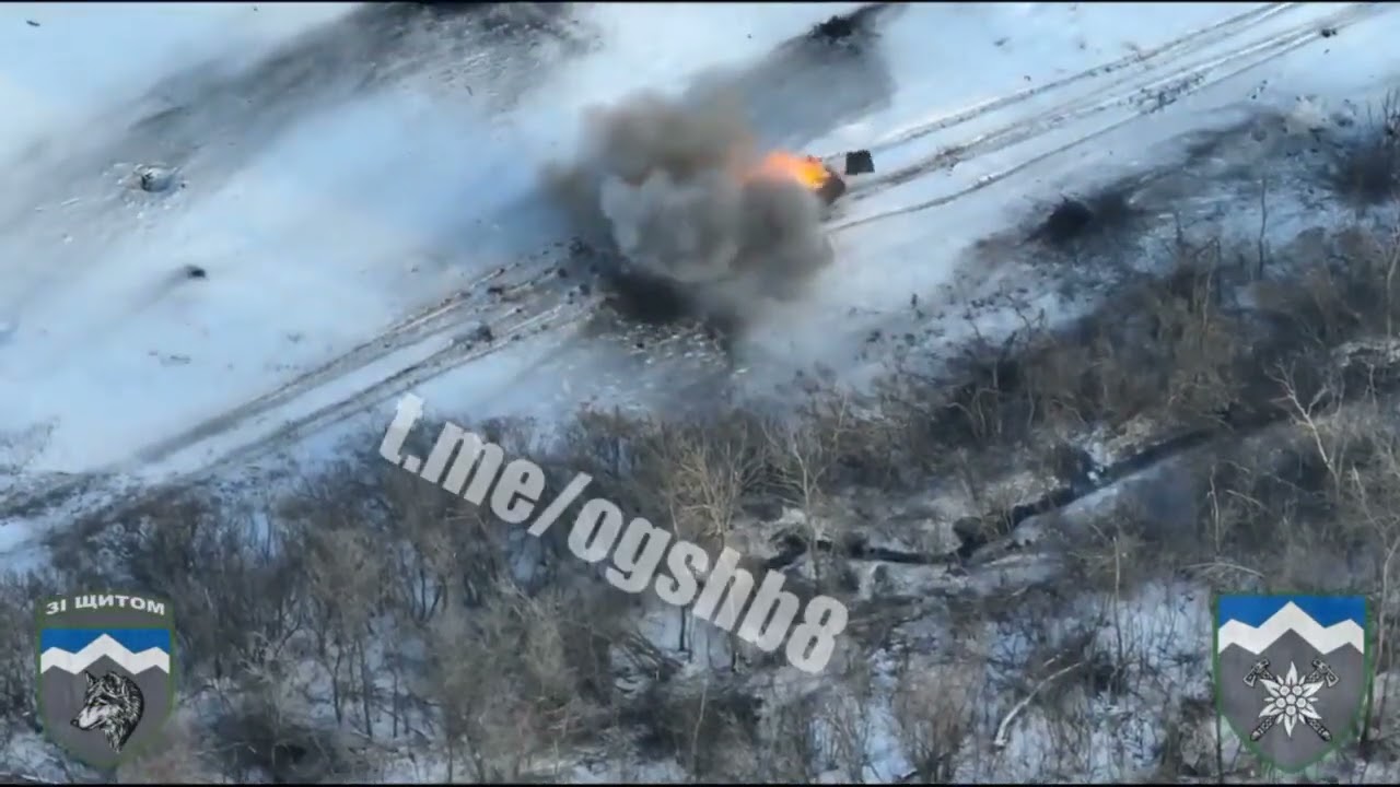 Video of a Russian BMP-1 destroyed by a Ukrainian soldier with an RPG