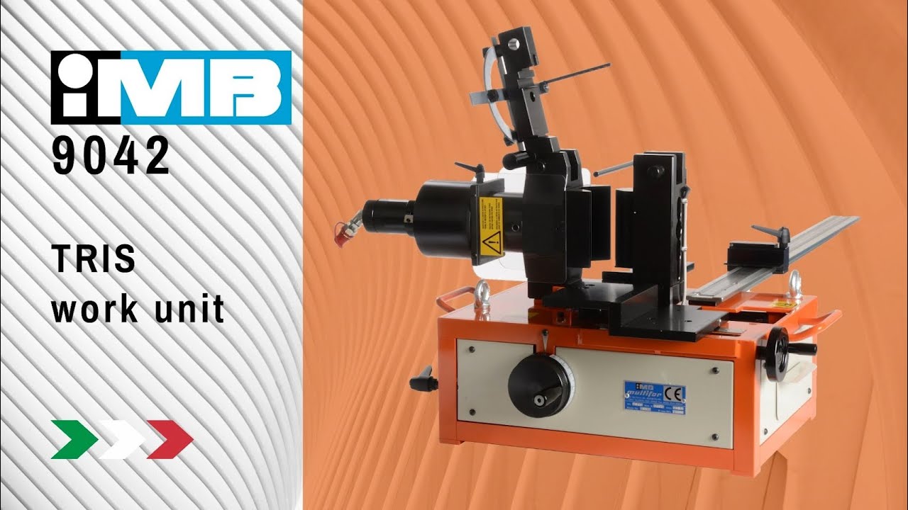 IMB Multifor - 9042 TRIS work unit for copper bars - cutting - punching - bending