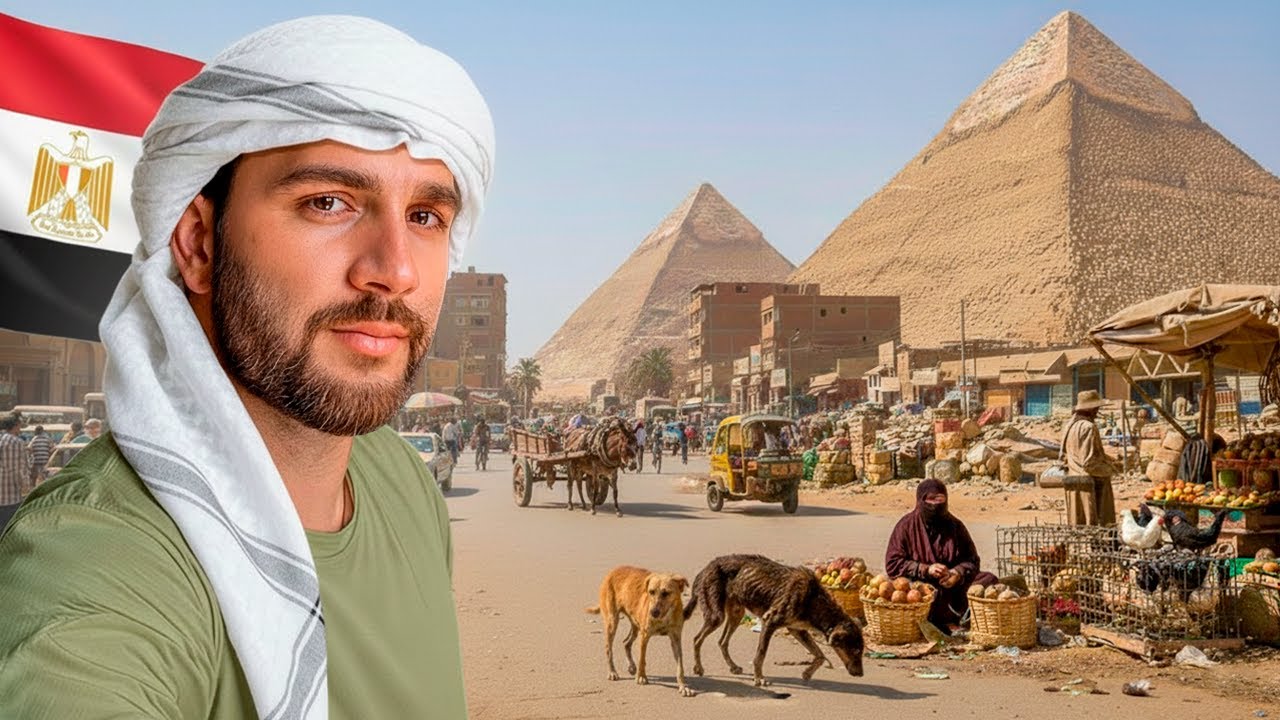 Así es la vida real en las pirámides de Giza | Egipto 🇪🇬