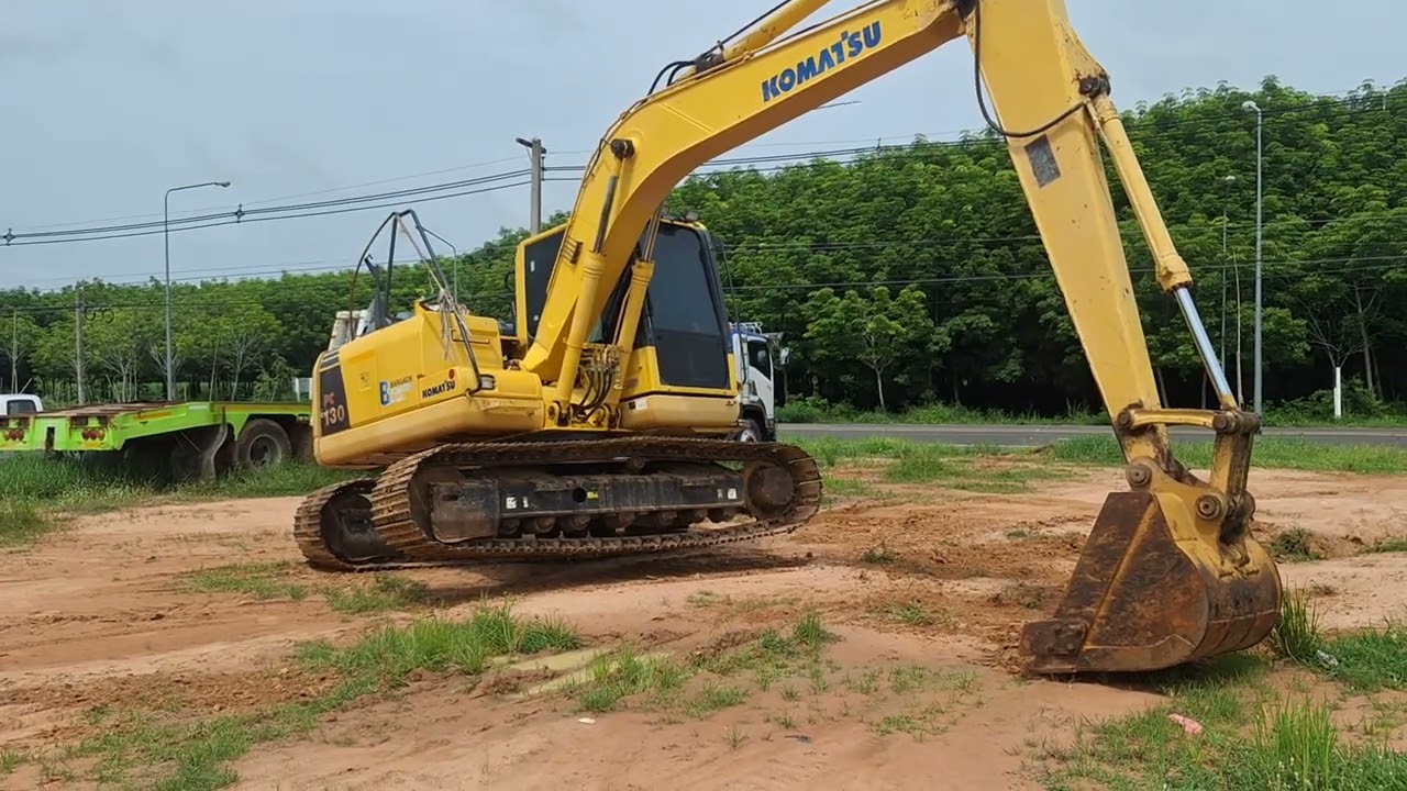 รถฝากขาย รถแม็คโคร KOMATSU PC 130 แท้ ห้าง เอกสาร เล่มทะเบียน 800,000 บาท ดูรถบุรีรัมย์ 062 495 2878
