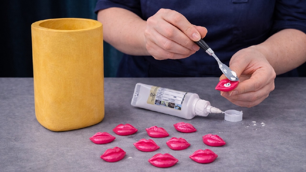 👄 Einfache Gipsvase-Idee / Minimalistisches DIY-Projekt / Wohndeko