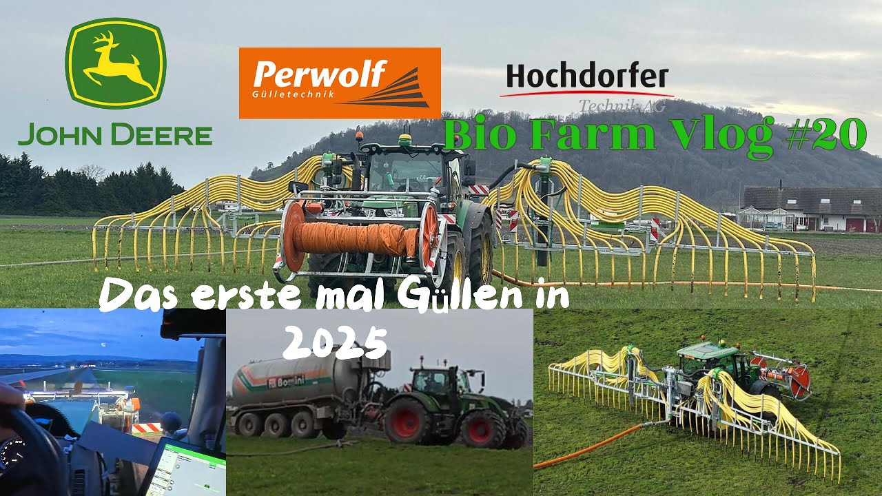 Das erste mal Güllen 💩I  Perwolf I Hochdorfer TechnikI John Deere I Farm Vlog #20🚜🐮