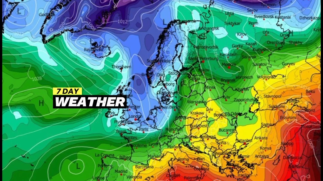 European Weather | GFS Model in 850 hPa July 1, 2026 l Europe Temperature