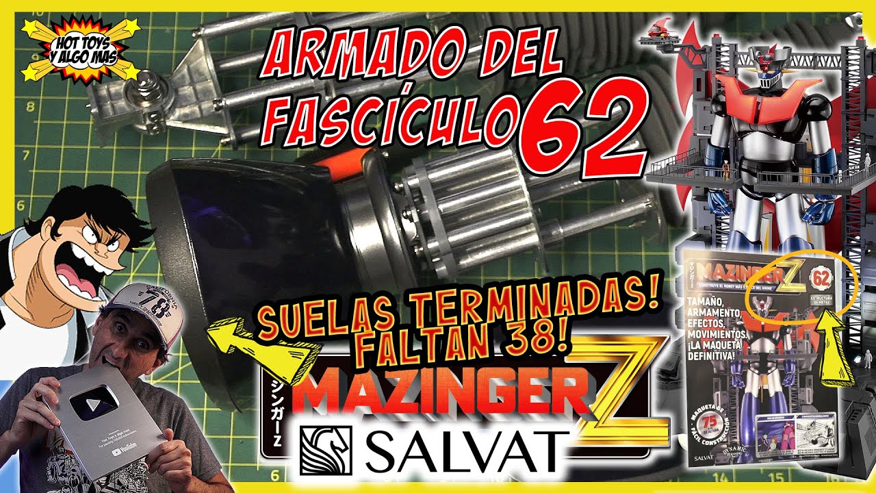 ⭕️ MAZINGER Z Salvat Fascículo 62 - SUELAS y COMPUERTAS! no lo armes sin ver! ⭕️ #mazingerz