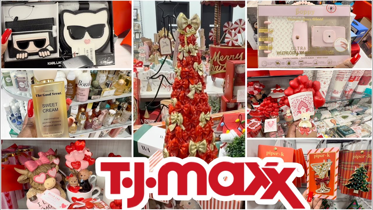 Видеоблог о покупках в TJMAXX, декабрь 2025 года.