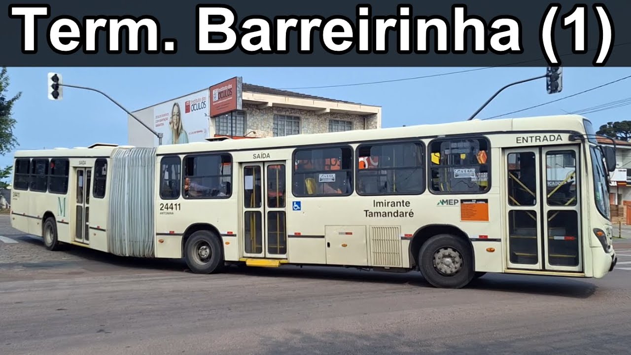 Barreirinha (1) - Movimentação de Ônibus urbanos no terminal - região norte Curitiba - Paraná - URBS
