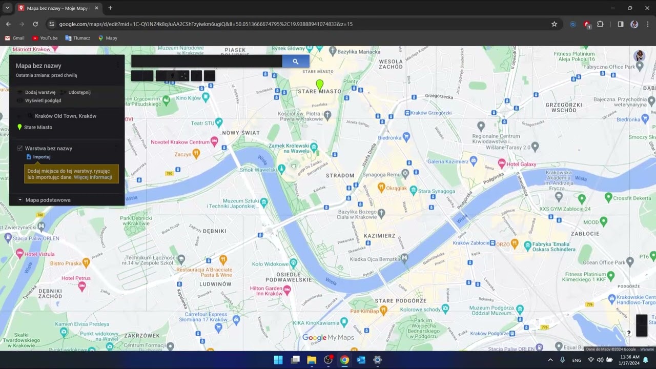 Tworzenie Niestandardowych Map w Google My Maps