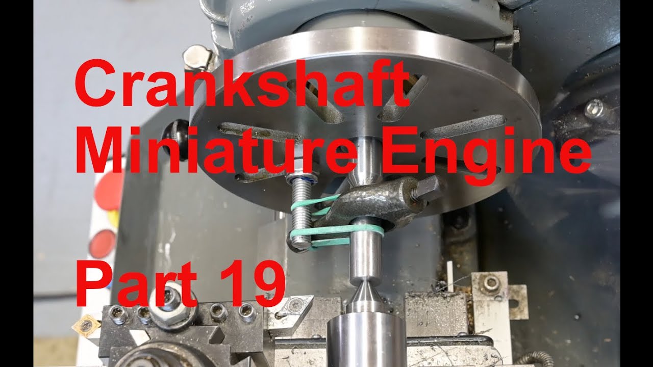 Crankshaft Miniature Petrol Engine Part 19