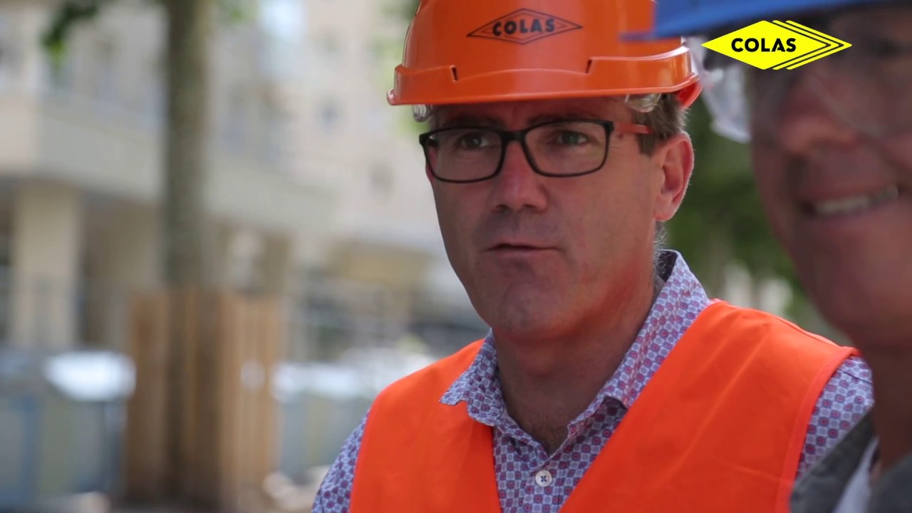 Chantier du tramway de Caen