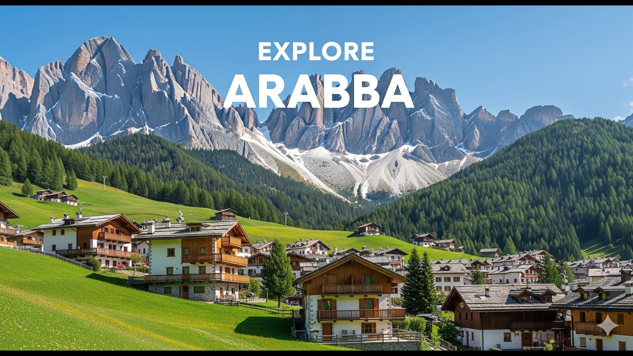 4K | One Day in Arabba | Italy, Dolomites