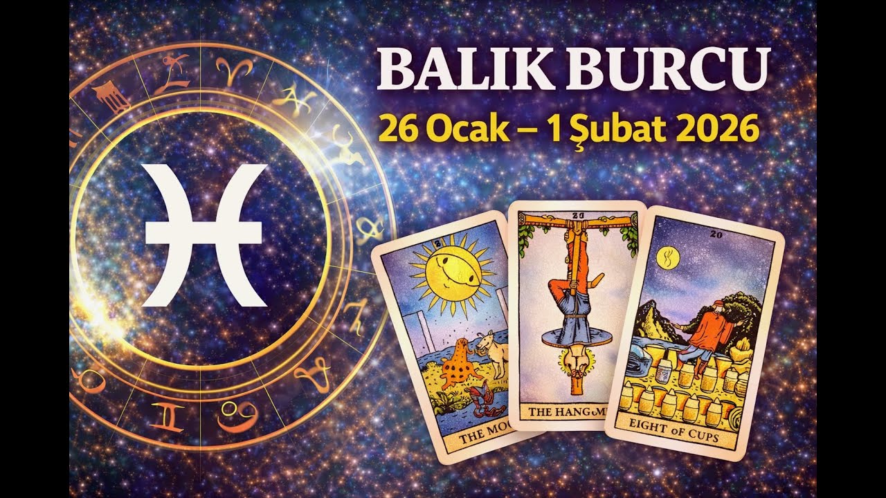 ♓ BALIK BURCU 26 OCAK – 1 ŞUBAT HAFTALIK TAROT “YARDIMCI BİR EL”
