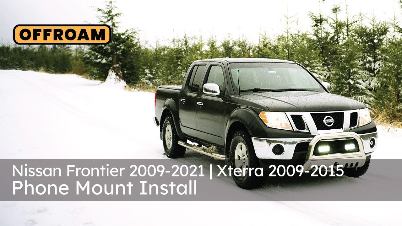 Nissan Frontier 2009-2021 | Nissan Xterra 2009-2015 Phone Mount Install - made by OFFROAM