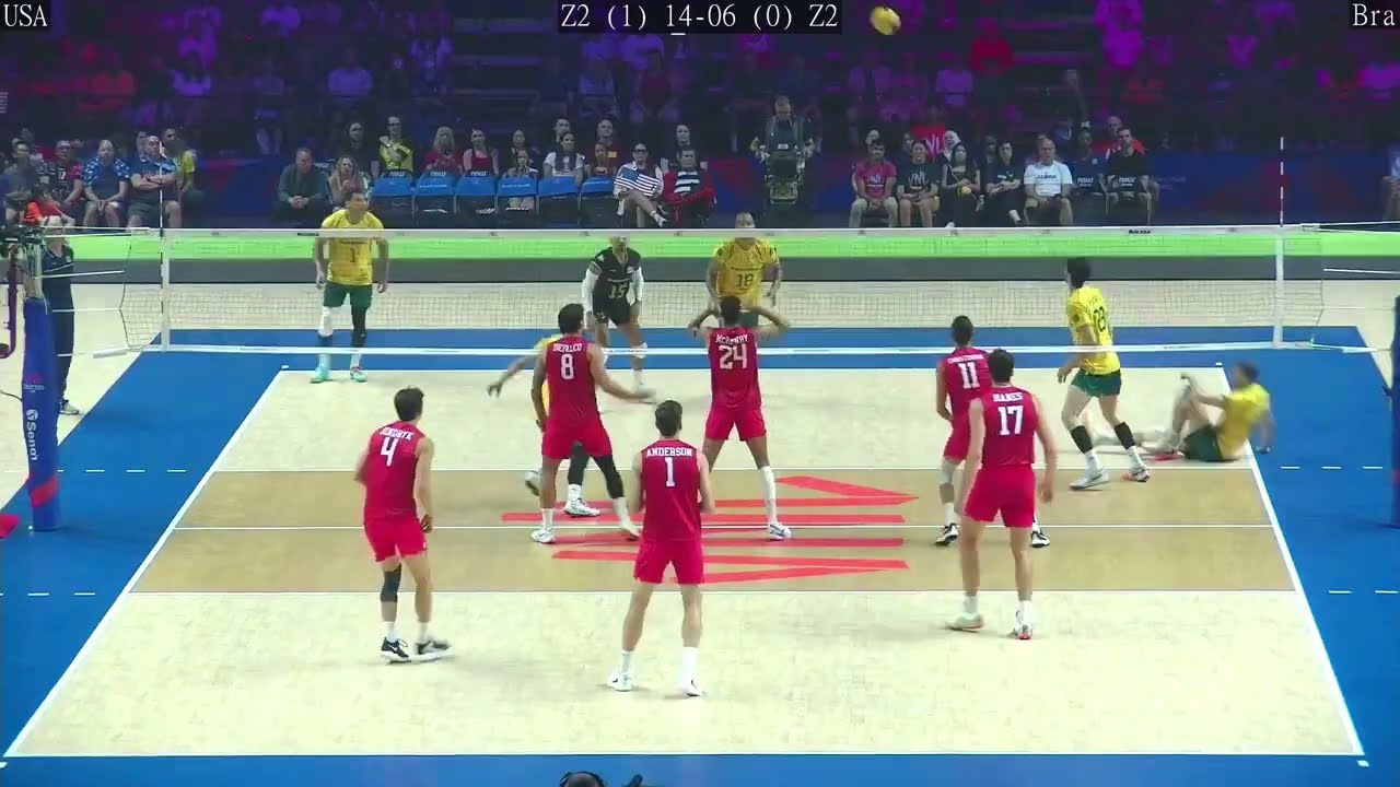 Volleyball USA - Brazil Amazing FULL Match 2026