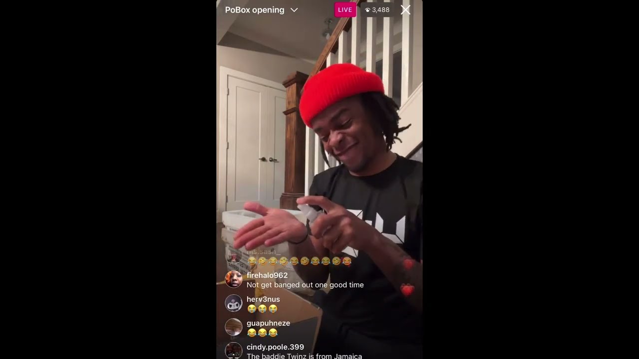 Iamzoie IG LIVE| Funny PO Box opening| 