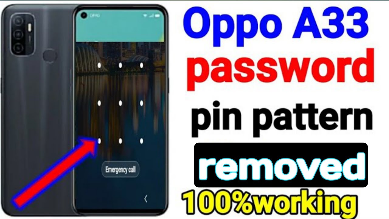 Oppo A33 ka lock khole | How to remove any pin pattern password on Oppo A33 | Mobile ka lock tode