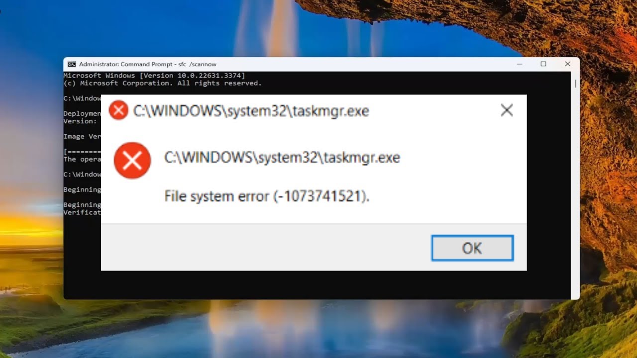 How to Fix File System Error (-1073741521) in Windows 11/10 [Solution]