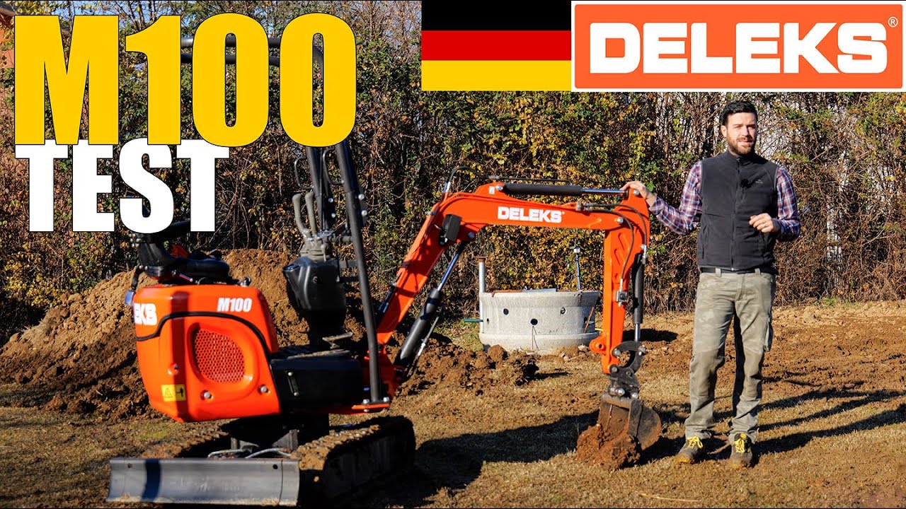 DELEKS® M100 Kompakt-Minibagger: Eine REZENSION von 