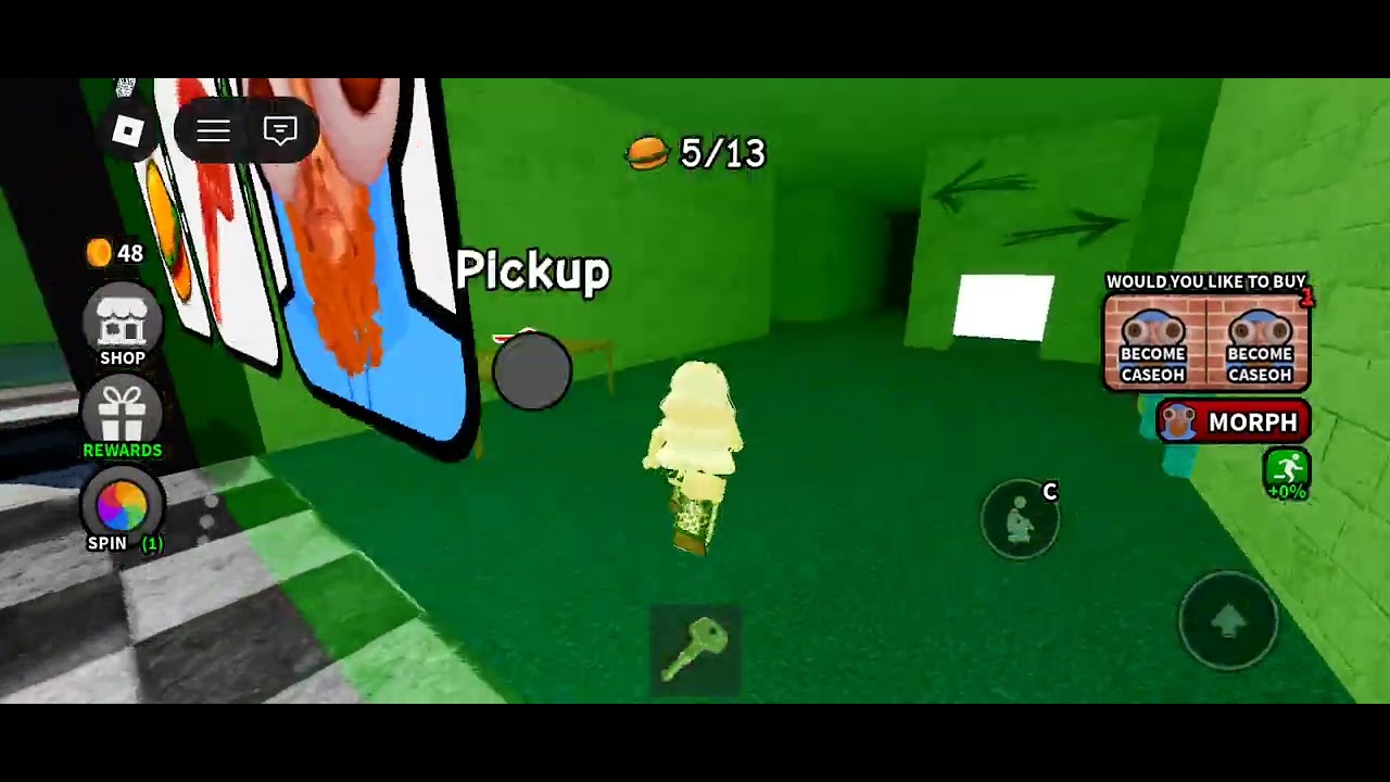 Playing don't let casesoh eat you #roblox 