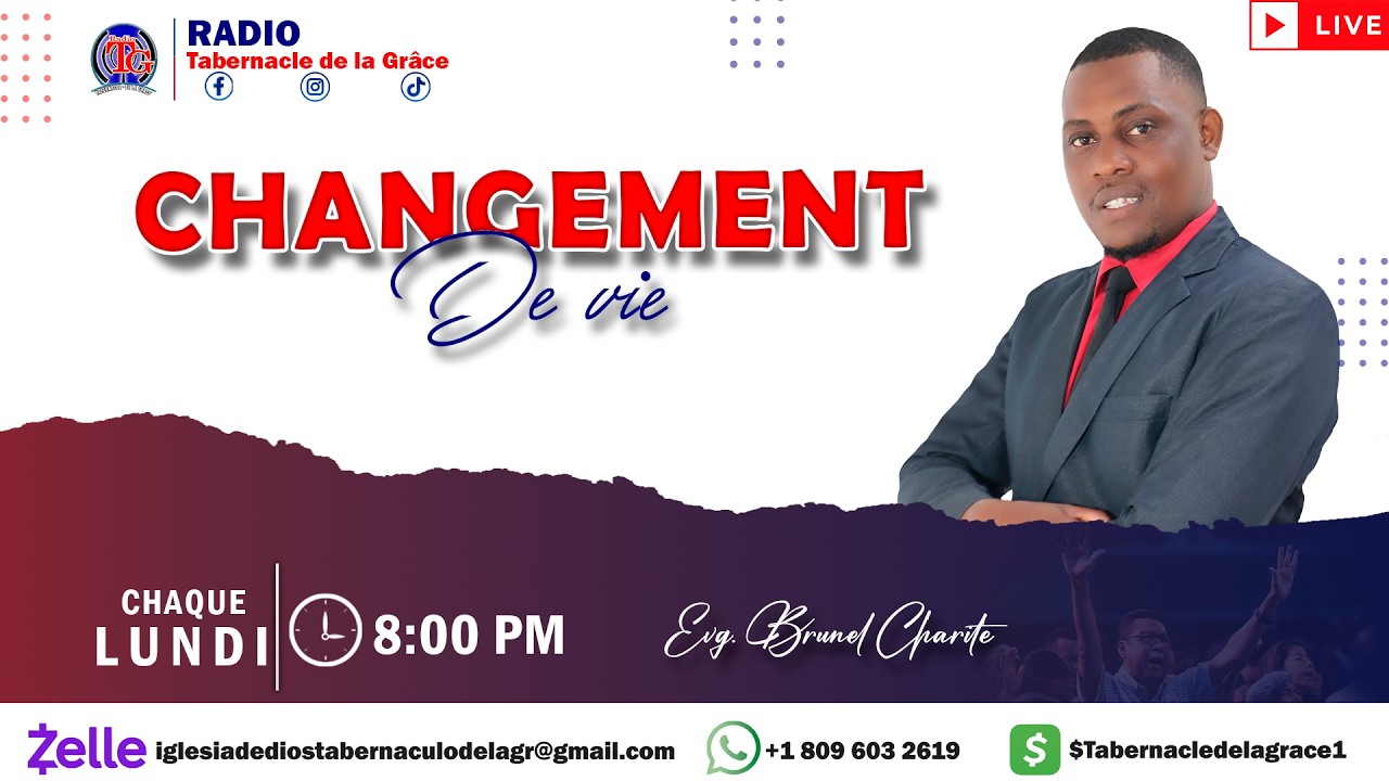 CHANGEMENT DE VIE  - @SourcedelaGrace  R.T.G , 09 FERIER 2026
