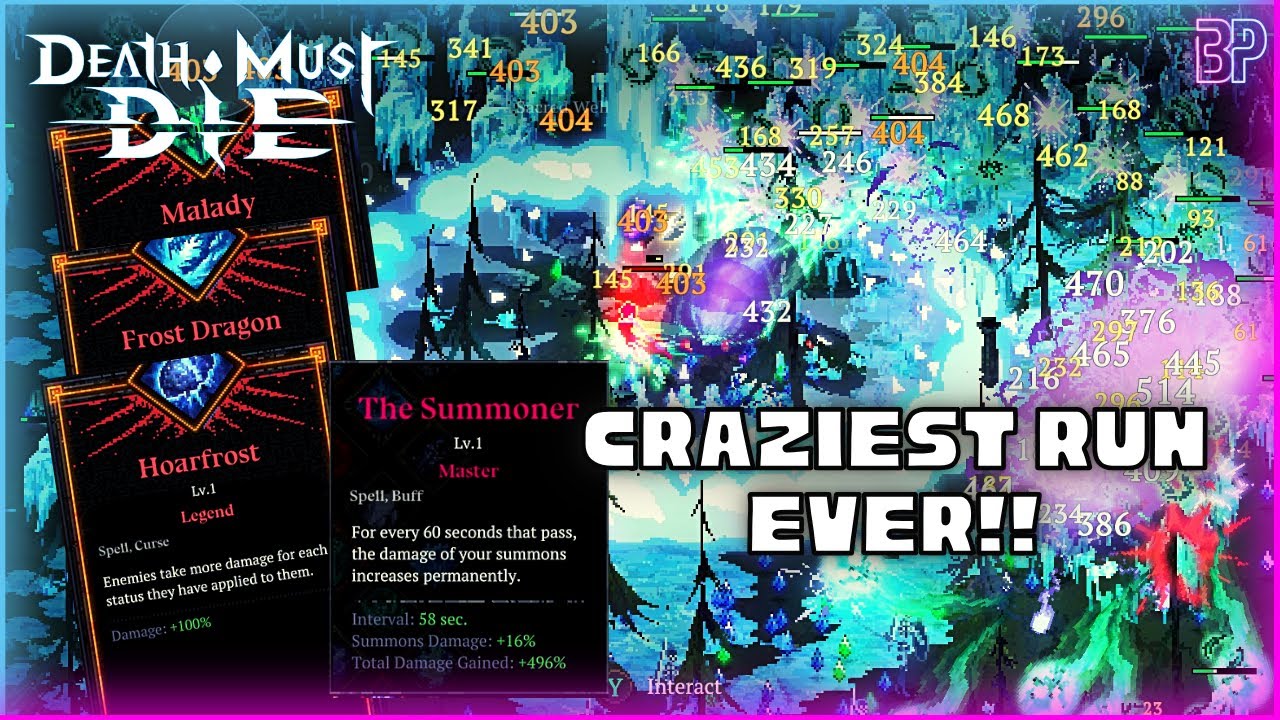 CRAZIEST RUN EVER!! | Death Must Die Darkness 30