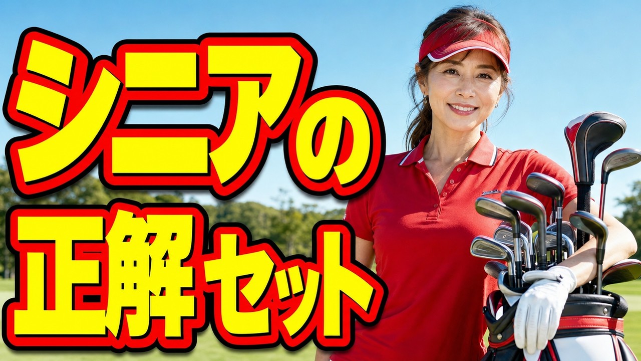 【60代ゴルフ】シニアが絶対使うべきクラブセッティング
