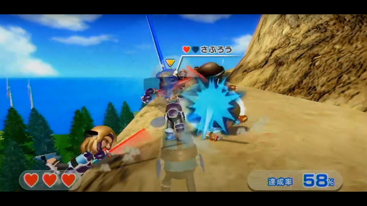 【中断】そういえばチャンバラの組み手全部終わらせてなかったな【Wii Sports Resort　チャンバラ】