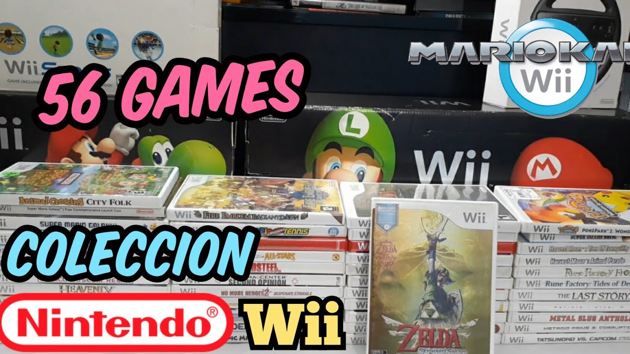 MI COLECCIÓN de Nintendo Wii todos mis juegos 2020 "