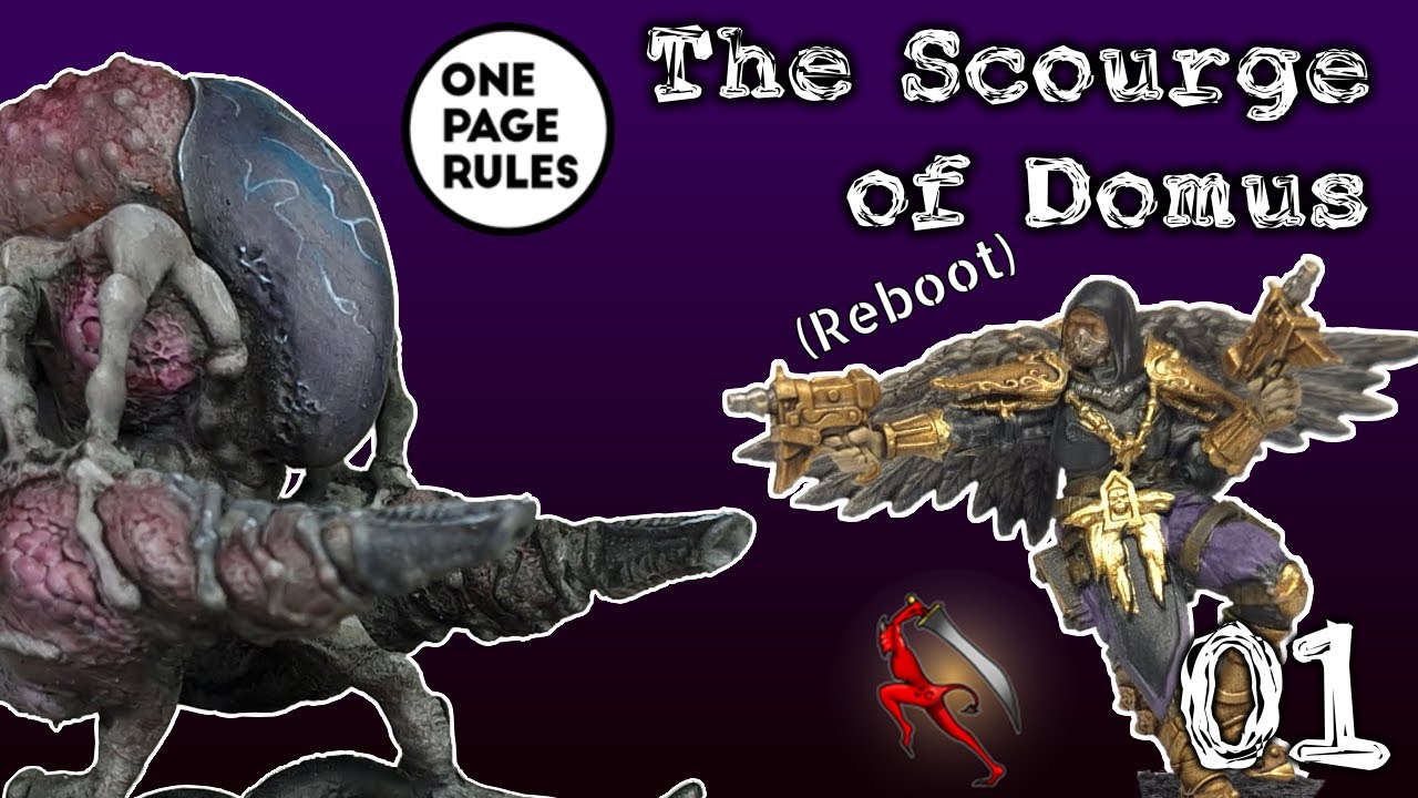 Grimdark Future Campaign Battle Report! Blesed Sisters vs The Scourge