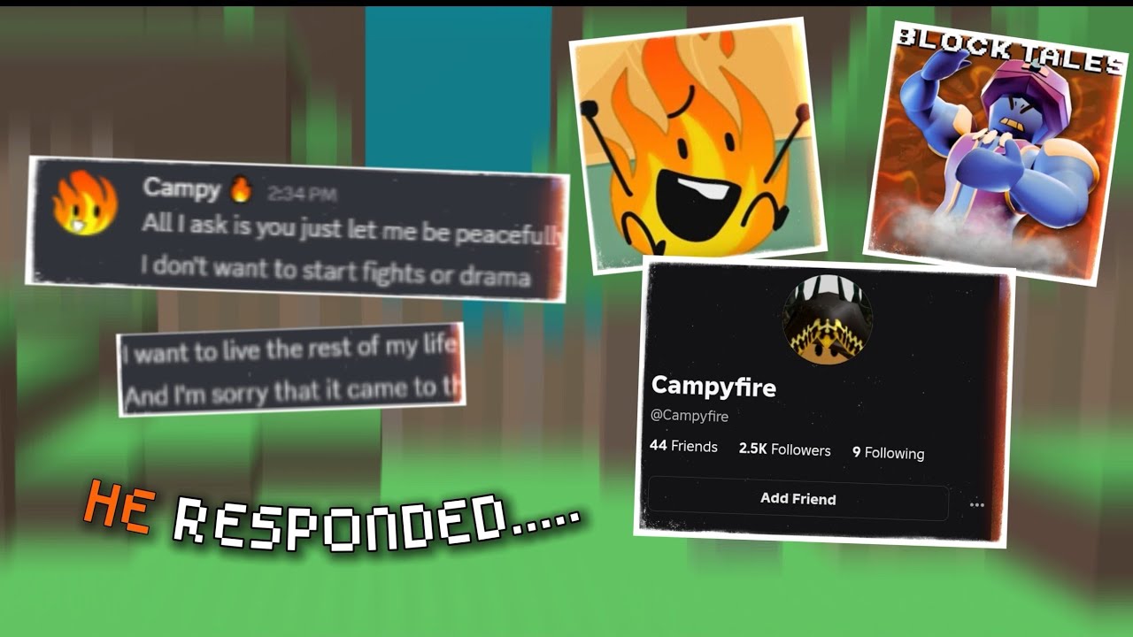 Campyfire Responded | Block Tales Drama
