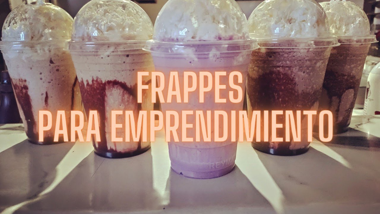 Frappés para Negocio desde casa, local comercial ó cafetería l CHOCOLATE OSCURO l EMPRENDIMIENTO