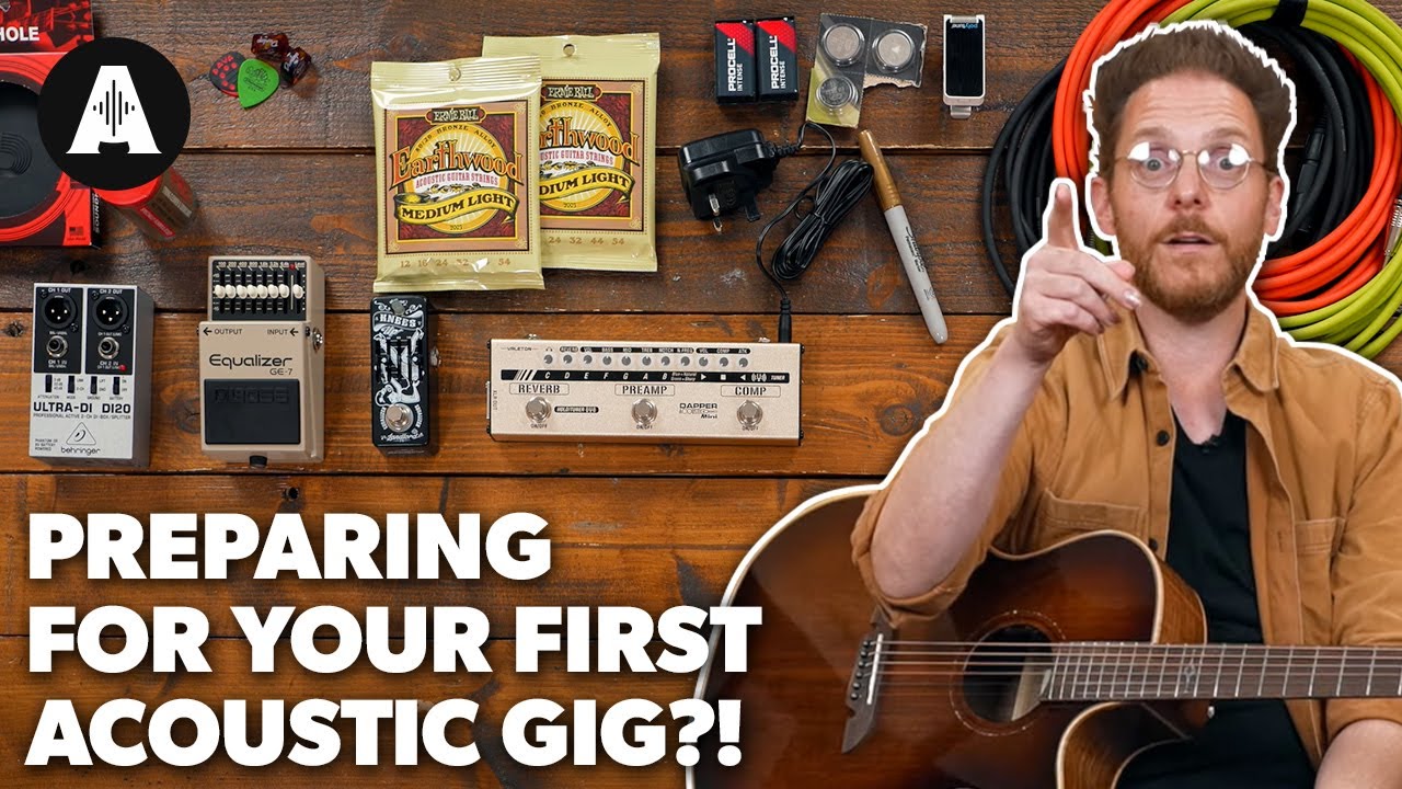 How To Prepare for Your First Acoustic Guitar Live Gig!