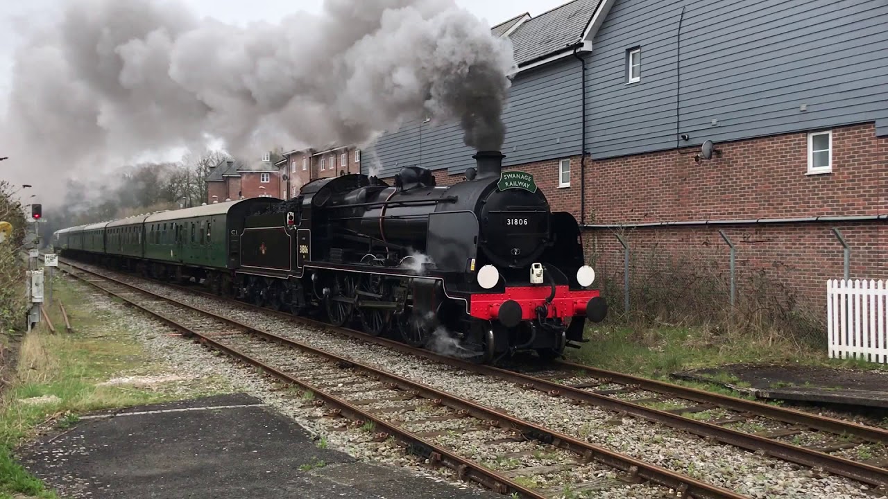 (HD) Southern U Class 31806 & BR Green D6515. Loaded Mainline Test Run @ Dorchester  13.04.18