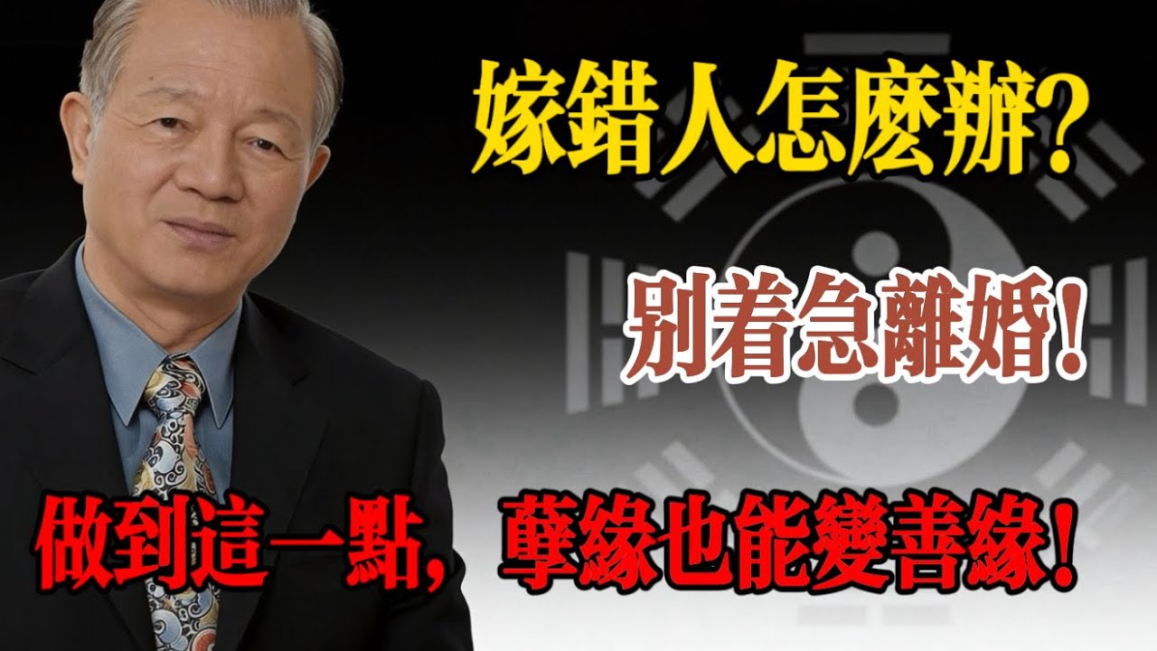 婚姻不好，不是命不好，是「債」沒還完！《易經》揭秘夫妻緣分的6種真相。#曾仕強 #易經 #婚姻智慧 #因果輪回 #情感關系 #夫妻相處 #修行 #命運