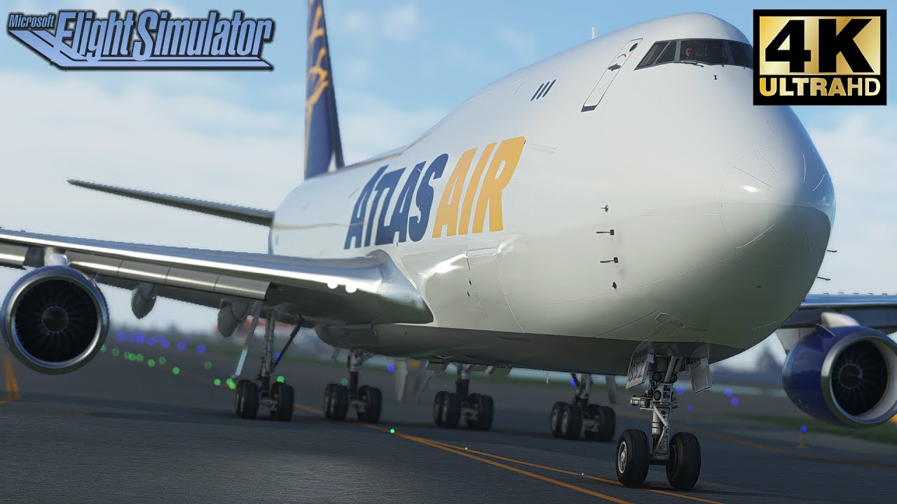 MSFS | EHAM DEPARTURE (4K) | Salty Simulations B747-8 Mod
