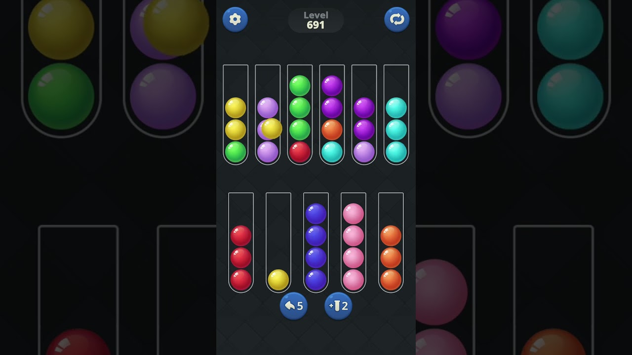 Ball Sort by Infinite Joy (V2): Levels 690, 691, 692